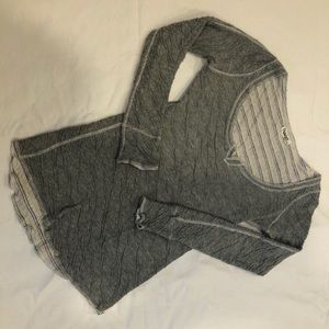 T&a reversible long sleeve
